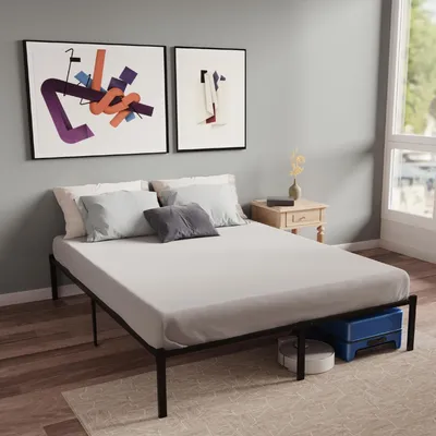 Immagine prodotto di Struttura del letto in metallo, dimensioni 120x200 cm, con rete a doghe in legno