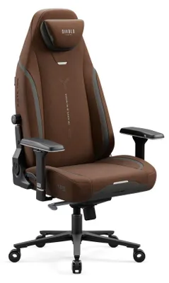 Produktbild von Diablo X.Eye Prime Gaming Stuhl mit Kühlfunktion Bürostuhl Schreibtischstuhl, Belastbar bis 140 kg, Größe Normal, Farbe Cinnamon Brown