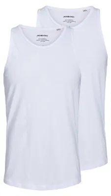 Produktbild von Jack & Jones 12133910, Weiß, M, Baumwolle, Nicht bleichen, Natürliche Trocknung, Nicht chemisch reinigen
