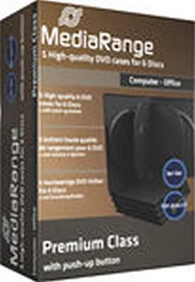 Produktbild von 5 DVD CD Hüllen 6fach 6er-DVD-Box black