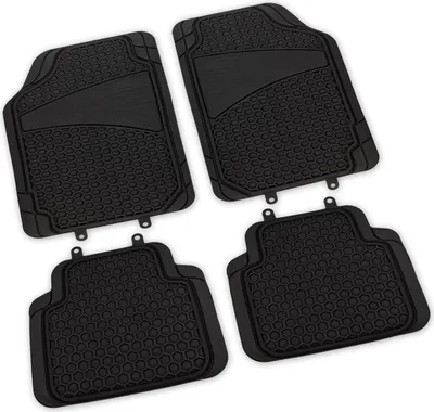 Produktbild von Universal Autofußmatten Baja PVC 4-teilig Schwarz