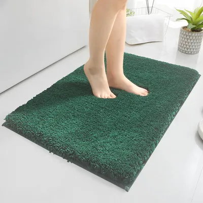 Zdjęcie produktu dla Dywanik łazienkowy 80 x 120 cm, antypoślizgowy, chłonny, mikrofibra, do łazienki