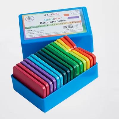 Zdjęcie produktu dla Rainbow Knit Blockers, igły czesankowe Knit Pro