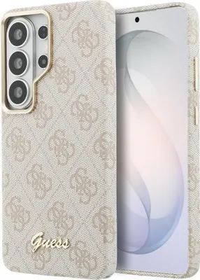 Produktbild von Handyhülle für Galaxy S26 Ultra, Guess Saffiano Classic Logo MagSafe, Rosa mit Classic Logo Guess