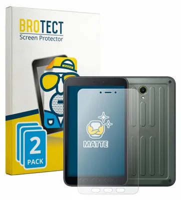 Produktbild von 2x BROTECT Schutzfolie für Samsung Galaxy Tab Active 5 (Hochformat) Displayschutz Displayschutzfolie Folie Matt Entspiegelungsfolie