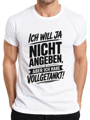 Obrázok produktu pre Chcel by som sa pochváliť, ale mám tričko "Statement Sarkasmus Reich" v bielej farbe, veľkosť 3XL