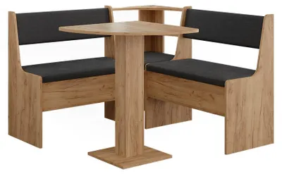 Image de Groupe de banquettes d'angle Vicco Roman Chêne de force doré/Anthracite 60x60cm, Model 63020