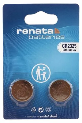 Productafbeelding van CR2325 Lithium Knoopcel Batterij 3V Blisterverpakking - 2 Stuks