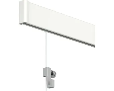Produktbild von Bilderschiene All-In-One Click Rail 6 m weiß