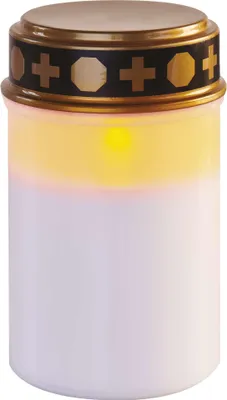 LED Grablicht, 12,5 cm, 2x C, Außen/Innen, Vintage, Timer