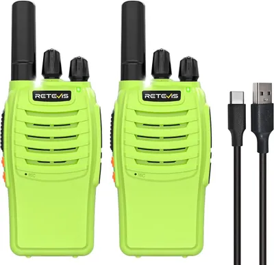 Image de Retevis H777 Talkie-Walkie, Radio pour adultes, Talkie-Walkie portable, Alarme à un bouton, Cadeau pour garçons filles, Jeux en plein air Camping Randonnée
