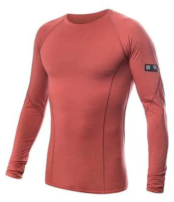 Produktbild von T-Shirt Sensor Merino Active Herren lang terracotta größe L 23200037-02