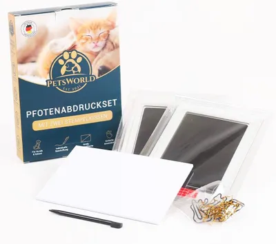 Immagine prodotto di Petsworld PETSWORLD Set per impronte pulito e sicuro per neonati e animali domestici