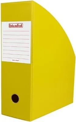 Image de Boîte à documents jaune 10 cm - Biurfol