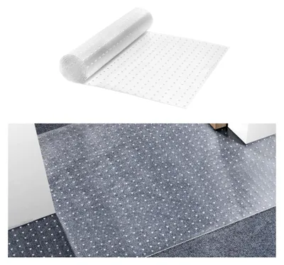 Produktbild von Teppichschutz für Haustiere, 61 x 1,83 m, kratzfester PVC-Schutz für den Türrahmen, rutschfeste Katzenkratzschutzmatte, leicht zuschneidbar