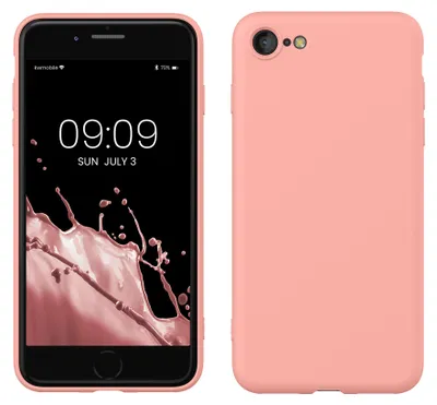 Produktbild von kwmobile Handyhülle für iPhone SE 2022 Hülle / iPhone SE 2020 / iPhone 8 / iPhone 7, für iPhone SE Hülle - Schutzhülle für kabelloses Laden - Case in