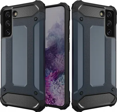 Produktbild von Hybrid Armor Hülle für Samsung Galaxy S23+ gepanzerte Hybridhülle blau