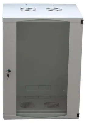 Imagen del producto de LogiLink W12F64G, estante de pared, 12U, capacidad de 50 kg, peso de 2 kg, color gris