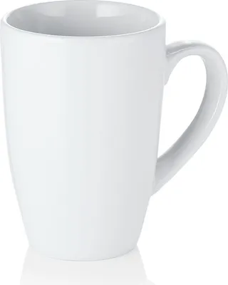 Zdjęcie produktu dla Kubek, 300 ml, biały, porcelana, kubek do kawy, kształt stożkowy