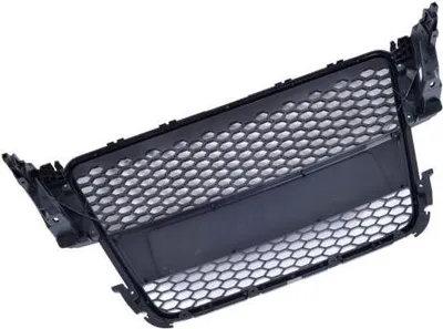 Image de Calandre à motif alvéolé, noir brillant, compatible avec l'Audi A5 8T 2007-2011 (sauf S5)