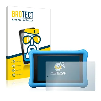 Produktbild von BROTECT Schutzglas für Amazon Fire HD 8 Kids Edition 2018 (8. Gen.) Schutzfolie Panzer Folie Glas Display Schutz klar