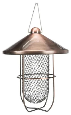 Obrázek produktu pro Trixie Dávkovač potravin Trixie s ochrannou mřížkou kovový měděný 19x9 cm 500 ml