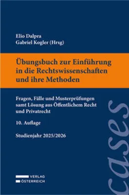 Obrázok produktu pre Übungsbuch zur Einführung in die Rechtswissenschaften und ihre Methoden