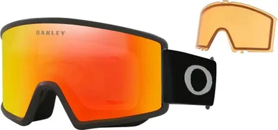Produktbild von Oakley Goggles Target Line L Skibrille Schwarz Fire Iridium/CAT3+Persimon/CAT1 Mann Schwarz Fire Iridium/CAT3+Persimon/CAT1