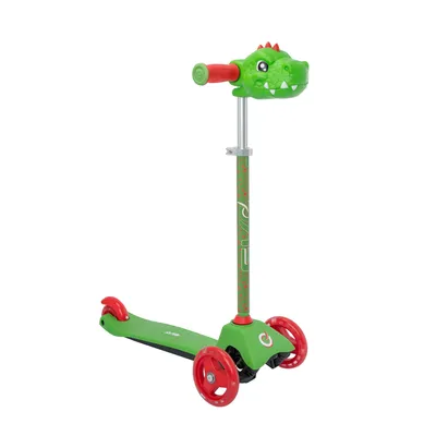 Produktbild von EVO Adjustable Tricycle Scooter für Kinder Light Up Mini Cruiser Luminous Wheels Dinosaur