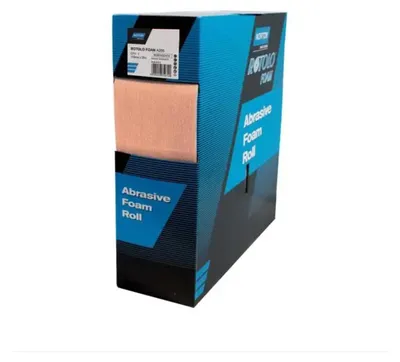 Zdjęcie produktu dla Papier ścierny na gąbce Norton Rotolo A295 P180