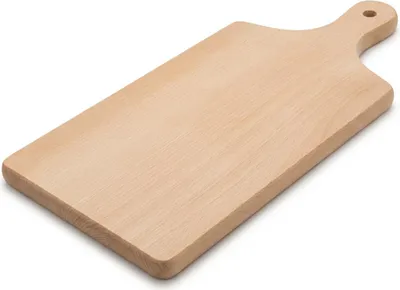 Immagine prodotto di Tagliere tradizionale in legno con manico | 43cm x 20cm | legno di faggio