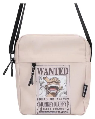 Image de Sac bandoulière One Piece, motif "Wanted" de Luffy, 23 cm