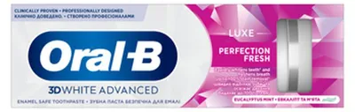 Produktbild von Oral-B 3D White Advanced Luxe Perfection Zahnpasta, erfrischend, 75 ml