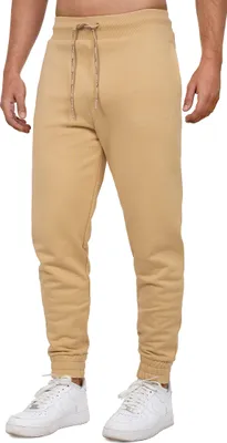 Produktbild von Reichstadt Herren Regular Fit Jogginghose Marken-Stick 23RS035 Beige L