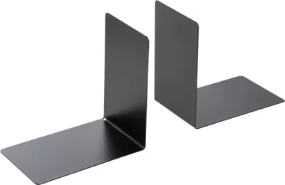 Produktbild von WESTCOTT Buchstütze (B)90 x (T)140 x (H)140 mm schwarz 2er Pack