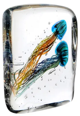 Produktbild von Casablanca by Gilde Dekofigur Glasskulptur Funny Medusa 2, handgearbeitet H. 22 cm,27740