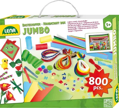 Zdjęcie produktu dla Lena 42629, Zestaw artystyczny dla dzieci, 5 lat(a), Wielobarwny, 800 szt.