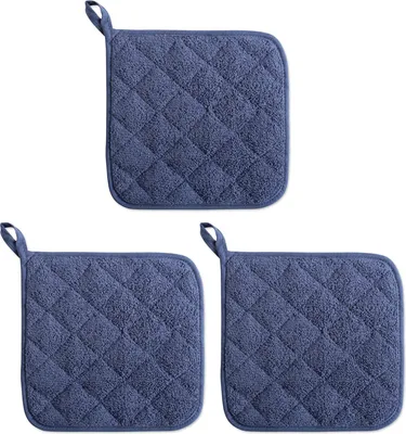 Produktbild von 3-teilige Küchen-Topflappen, Tischsets, leicht zu reinigen, wiederverwendbar, hitzebeständig, für den Ofen, Topflappen, Tassenmatten, Küchenbedarf