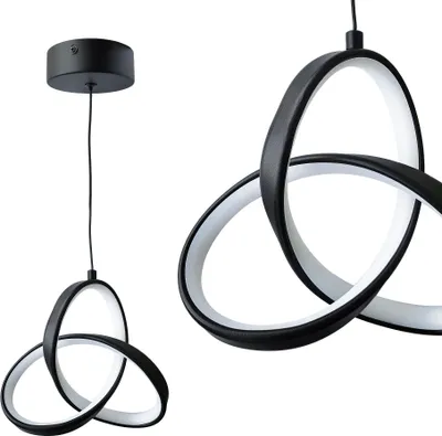 Obrázok produktu pre Závesná Stropná Lampa Toolight App1784-Cp Čierna