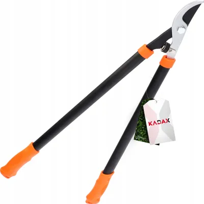 Immagine prodotto di KADAX Forbici da potatura "Ahola", forbici da potatura per legno duro, tagliasiepi, nero/arancione, 74 cm
