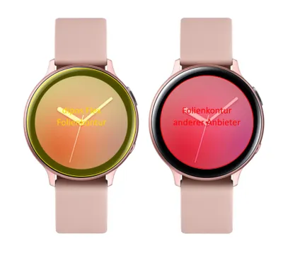 Obrázok produktu pre 3x ochranná fólia pre Samsung Galaxy Watch Active 2 40mm, 100% pokrytie displeja, dipos Flex