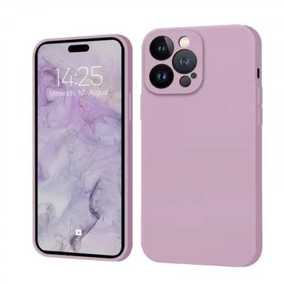 Produktbild von Liquid Hülle für Apple iPhone 15 - Farbe: Lila - Modellkompatibilität: Für Apple iPhone 15 Pro - Displayglas: Ohne 9H Displayglas