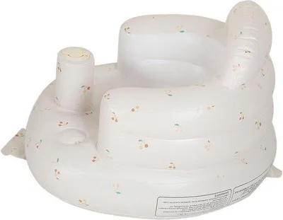 Produktbild von Famanu Aufblasbarer Babysitz mit Rückenstütze - Kirschenmuster