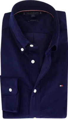 Produktbild von Tommy Hilfiger Hemd marineblau normale Passform Button-Down-Kragen