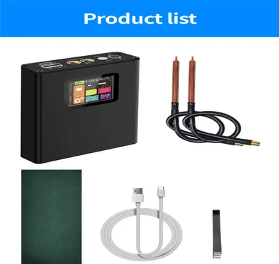 Immagine prodotto di Saldatrice a punti professionale Kit di saldatura portatile leggero e portatile per il fai da te, nero