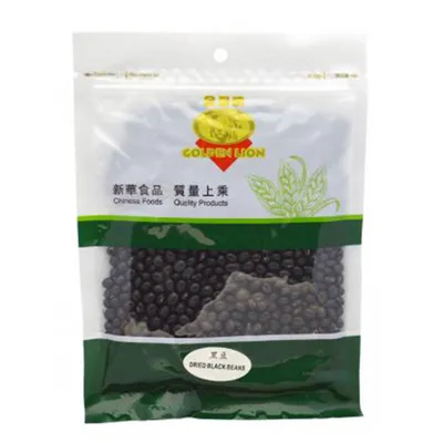 Produktbild von 250g Getrocknete Schwarze Bohnen Golden Lion black Bean Haricot Noirs