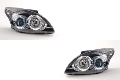 Produktbild von Scheinwerfer passend für Hyundai i30 07/10-11/11 H7 H1 Satz Links Rechts 921012R000 921022R000 Johns