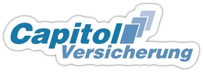 Produktbild von Spreadshirt Stromberg Logo Capitol Versicherung Sticker Aufkleber, 10 x 10 cm, Mattweiß