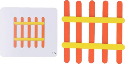Immagine prodotto di Costruire bastoncini per contare in legno, puzzle in legno di tiglio, giocattolo educativo di matematica precoce per bambini