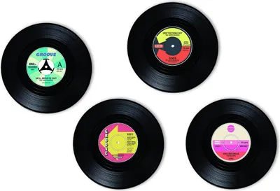 Image de Dessous de plat en vinyle, lot de 4